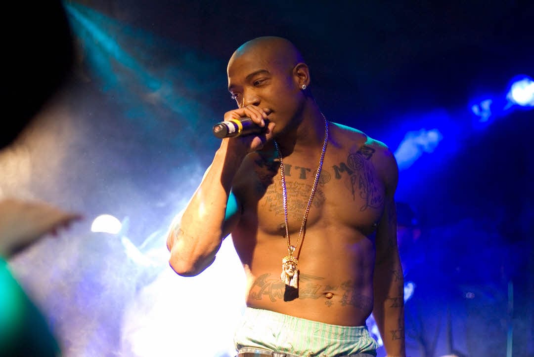 Rapper Ja Rule Performs Onstage at Live Concert Rapper Ja Rule Performs Onstage at Live Concert