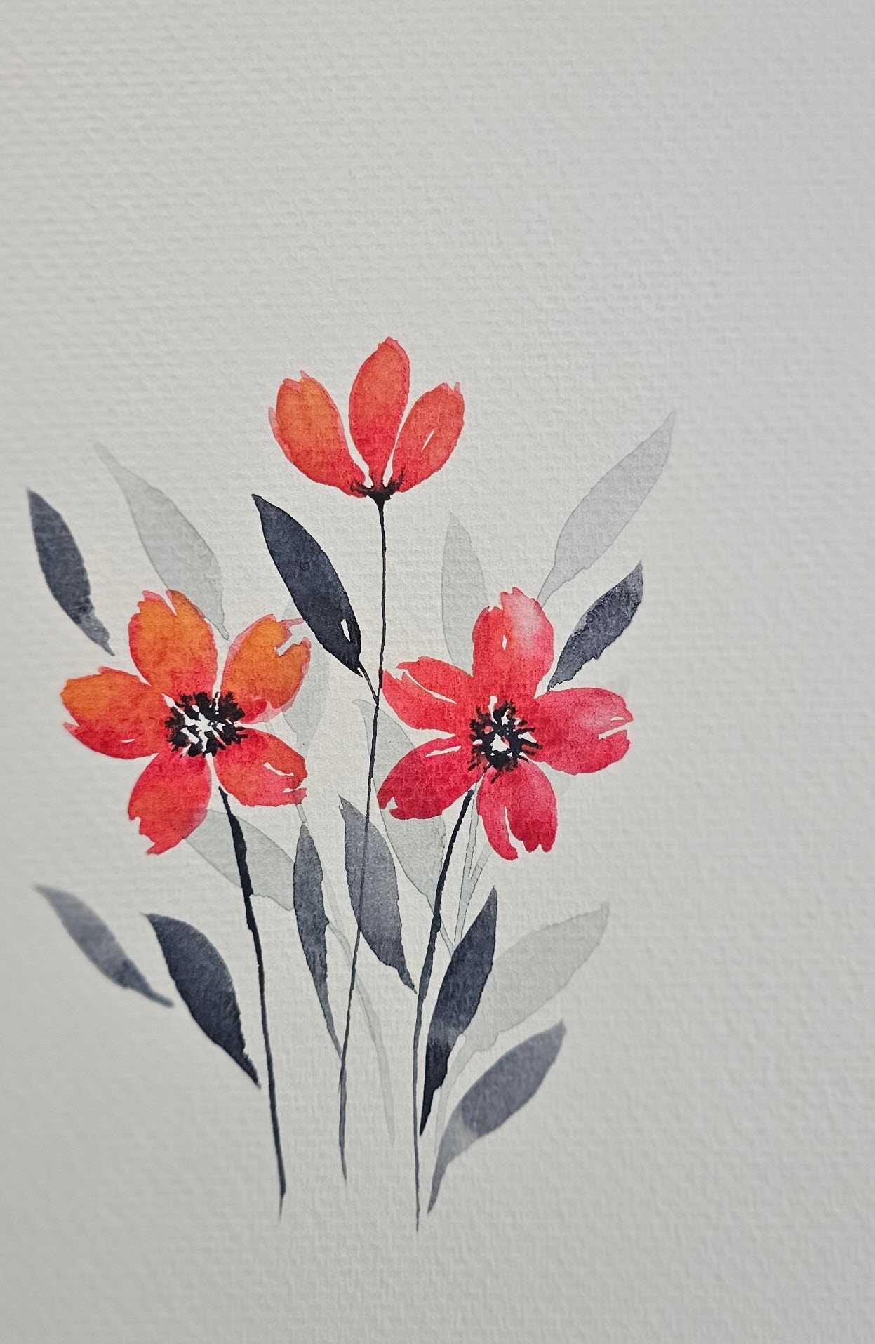 Water Color Flowers 1